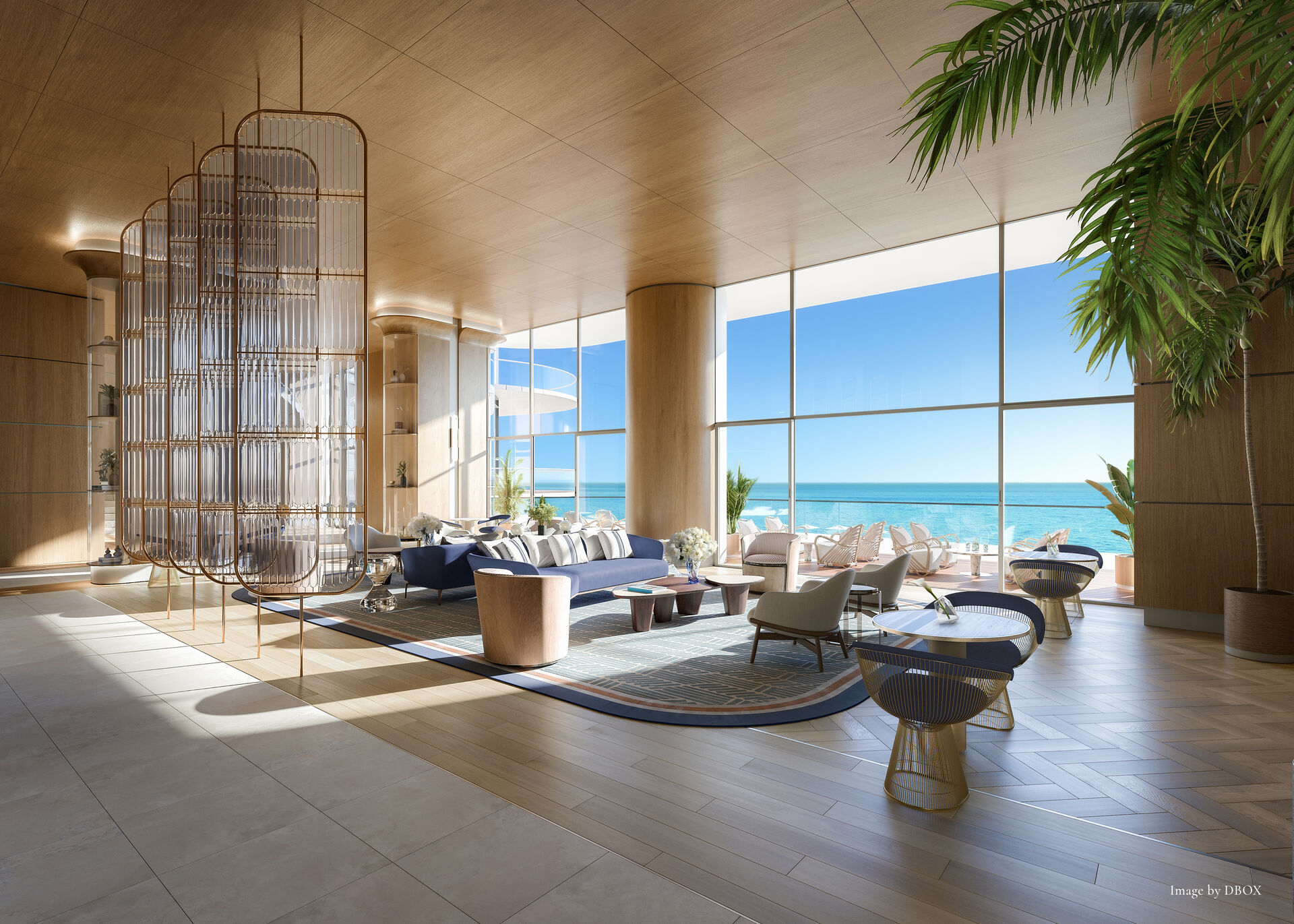 Oceanfront Library St. Regis Residences Sunny Isles | Oceanfront | WIRE Miami